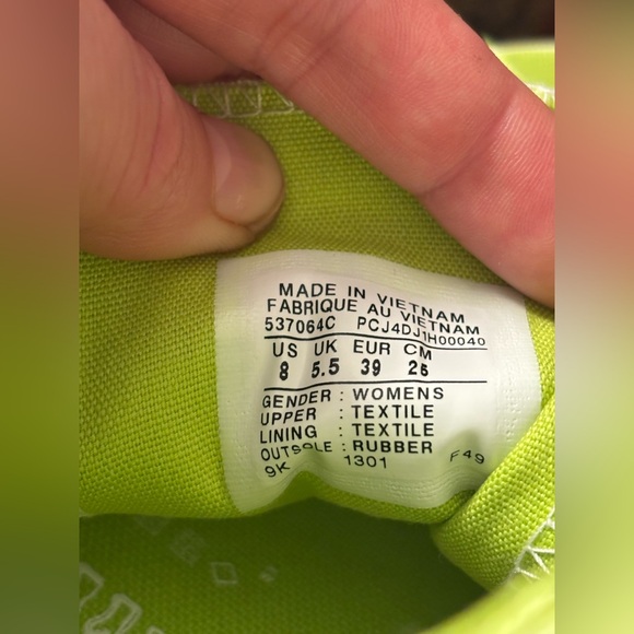 RARE Converse Chuck Taylor Gladiator Mid Neon Lime Yellow • 2013 NOS Women’s 8 - Picture 11 of 17